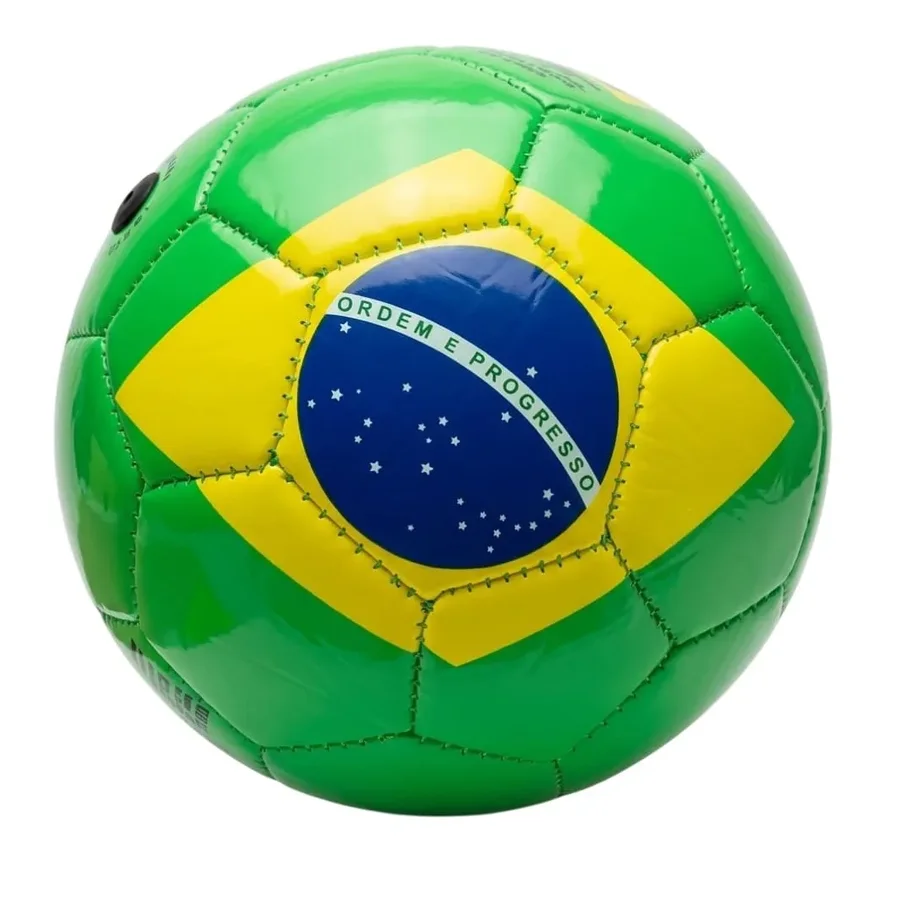 Bola de futebol Brasil bandeira