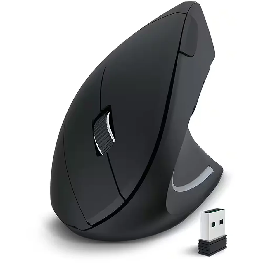 Mouse vertical ergonômico sem fio