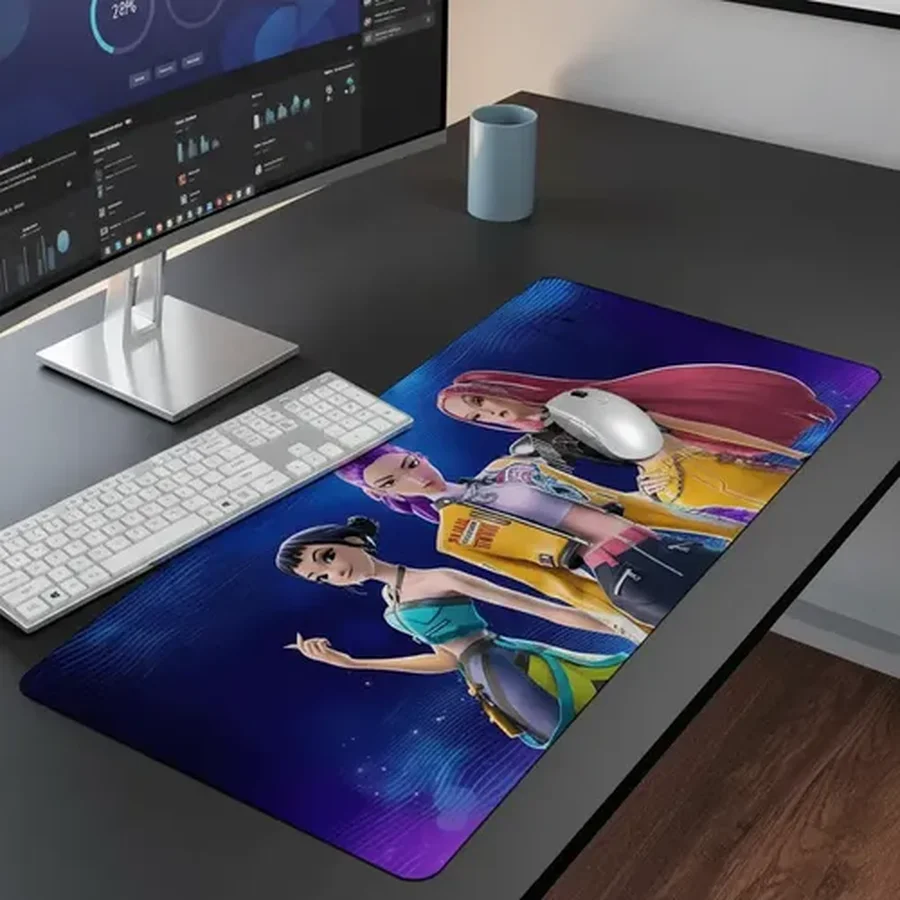 Mousepad gamer personagens galáxia